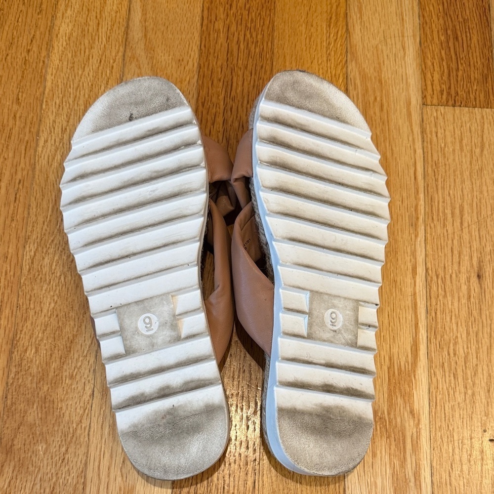 Universal Thread Women's Brown Knotted Espadrille Slides - Picture 2 of 2